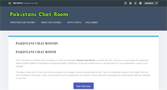 Desktop Screenshot of pakchatroom.com